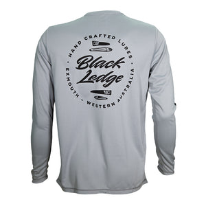 Light Grey - Black Ledge x Aquasoul Salt-Core Fishing Shirt